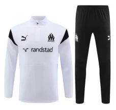 Bambino Olympique de Marseille Tute Felpe da Allenamento 2023/24 - 1-4 Zip Bianco