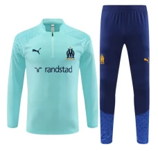 Bambino Olympique de Marseille Tute Felpe da Allenamento 2023/24 - 1-4 Zip Blu Bambino Olympique de Marseille Tute Felpe da Allenamento 2023/24 - 1-4 Zip Blu
