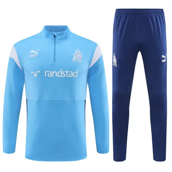 Bambino Olympique de Marseille Tute Felpe da Allenamento 2023/24 - 1-4 Zip Navy Bambino Olympique de Marseille Tute Felpe da Allenamento 2023/24 - 1-4 Zip Navy