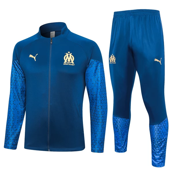 Bambino Olympique de Marseille Tute Giacca da Allenamento 2023/24 - Blu Bambino Olympique de Marseille Tute Giacca da Allenamento 2023/24 - Blu