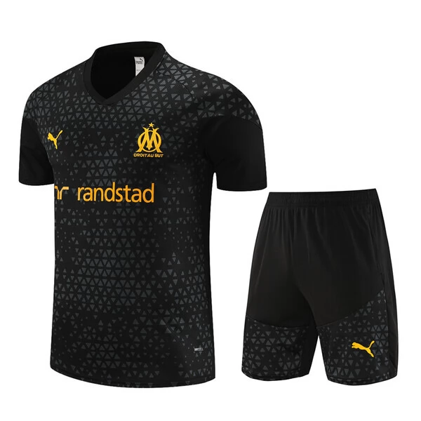Bambino Olympique de Marseille Tute Maglia da Allenamento 2023/24 - Shorts Nero Bambino Olympique de Marseille Tute Maglia da Allenamento 2023/24 - Shorts Nero