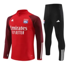 Bambino Olympique Lyonnais Tute Felpe da Allenamento 2023/24 - 1-4 Zip Rosso Bambino Olympique Lyonnais Tute Felpe da Allenamento 2023/24 - 1-4 Zip Rosso
