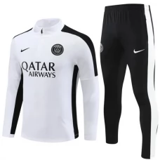 Bambino Paris Saint-Germain Tute Felpe da Allenamento 2023/24 - 1-4 Zip Bianco Bambino Paris Saint-Germain Tute Felpe da Allenamento 2023/24 - 1-4 Zip Bianco