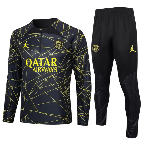 Bambino Paris Saint-Germain Tute Felpe da Allenamento 2023/24 - 1-4 Zip Nero Bambino Paris Saint-Germain Tute Felpe da Allenamento 2023/24 - 1-4 Zip Nero