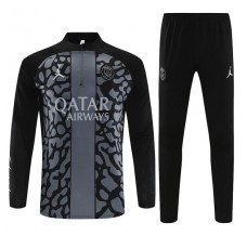 Bambino Paris Saint-Germain Tute Felpe da Allenamento 2023/24 - 1-4 Zip Nero Camouflage