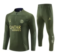 Bambino Paris Saint-Germain Tute Felpe da Allenamento 2023/24 - 1-4 Zip Verde Bambino Paris Saint-Germain Tute Felpe da Allenamento 2023/24 - 1-4 Zip Verde