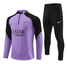 Bambino Paris Saint-Germain Tute Felpe da Allenamento 2023/24 - 1-4 Zip Viola Nero Bambino Paris Saint-Germain Tute Felpe da Allenamento 2023/24 - 1-4 Zip Viola Nero
