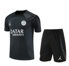 Bambino Paris Saint-Germain Tute Maglia da Allenamento 2023/24 - Shorts Nero Bianco