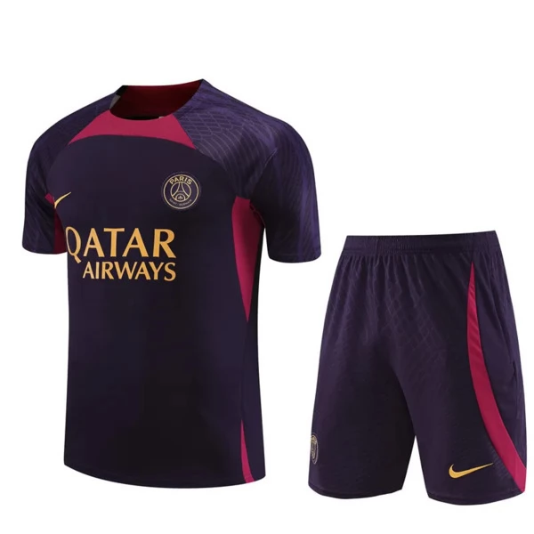 Bambino Paris Saint-Germain Tute Maglia da Allenamento 2023/24 - Shorts Viola Bambino Paris Saint-Germain Tute Maglia da Allenamento 2023/24 - Shorts Viola