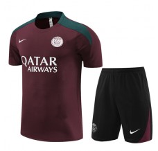 Bambino Paris Saint-Germain Tute Maglia da Allenamento 2024/25 - Shorts Dark Rosso