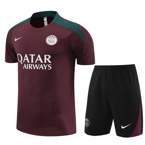 Bambino Paris Saint-Germain Tute Maglia da Allenamento 2024/25 - Shorts Dark Rosso Bambino Paris Saint-Germain Tute Maglia da Allenamento 2024/25 - Shorts Dark Rosso