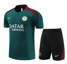Bambino Paris Saint-Germain Tute Maglia da Allenamento 2024/25 - Shorts Verde Bambino Paris Saint-Germain Tute Maglia da Allenamento 2024/25 - Shorts Verde