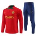 Bambino Portogallo Tute Felpe da Allenamento 2023/24 - 1-4 Zip Rosso