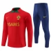Bambino Portogallo Tute Felpe da Allenamento 2023/24 - 1-4 Zip Rosso