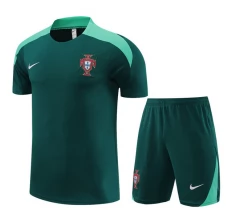 Bambino Portogallo Tute Maglia da Allenamento 2024/25 - Shorts Verde