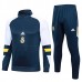 Bambino Real Madrid Tute Felpe da Allenamento 2023/24 - 1-4 Zip Blu