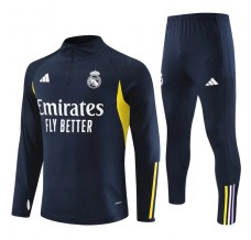 Bambino Real Madrid Tute Felpe da Allenamento 2023/24 - 1-4 Zip Navy