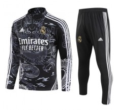 Bambino Real Madrid Tute Felpe da Allenamento 2023/24 - 1-4 Zip Nero