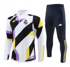 Bambino Real Madrid Tute Felpe da Allenamento 2023/24 - 1-4 Zip Nero Viola