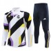 Bambino Real Madrid Tute Felpe da Allenamento 2023/24 - 1-4 Zip Nero Viola