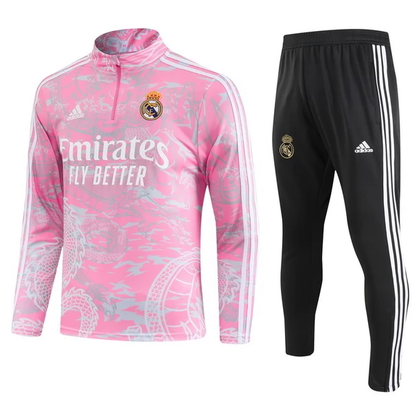 Bambino Real Madrid Tute Felpe da Allenamento 2023/24 - 1-4 Zip Rosa Bambino Real Madrid Tute Felpe da Allenamento 2023/24 - 1-4 Zip Rosa