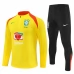 Brasile Tuta Felpa da Allenamento 2025/26 - 1-4 Zip Giallo Brasile Tuta Felpa da Allenamento 2025/26 - 1-4 Zip Giallo