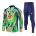 Brasile Tuta Felpa da Allenamento 2025/26 - 1-4 Zip Verde Brasile Tuta Felpa da Allenamento 2025/26 - 1-4 Zip Verde