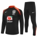 Brasile Tuta Felpa da Allenamento Bambino 2025/26 - 1-4 Zip Nero