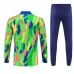 Brasile Tuta Felpa da Allenamento Bambino 2025/26 - 1-4 Zip Verde