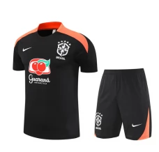 Brasile Tuta Maglia da Allenamento Bambino 2025/26 - Shorts Nero