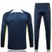 Brasile Tute Felpe da Allenamento 2023/24 - 1-4 Zip Blu