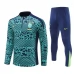 Brasile Tute Felpe da Allenamento 2024/25 - 1-4 Zip Blu