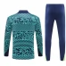 Brasile Tute Felpe da Allenamento 2024/25 - 1-4 Zip Blu