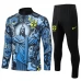 Brasile Tute Felpe da Allenamento 2024/25 - 1-4 Zip Blu