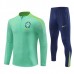 Brasile Tute Felpe da Allenamento Bambino 2024/25 - 1-4 Zip Verde