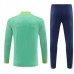 Brasile Tute Felpe da Allenamento Bambino 2024/25 - 1-4 Zip Verde