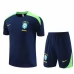 Brasile Tute Maglia da Allenamento Bambino 2024/25 - Shorts Blu Navy