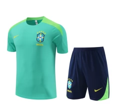 Brasile Tute Maglia da Allenamento Bambino 2024/25 - Shorts Verde