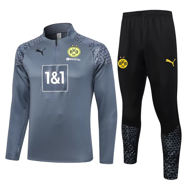 BV Borussia 09 Dortmund Tute Felpe da Allenamento 2023/24 - 1-4 Zip Grigio BV Borussia 09 Dortmund Tute Felpe da Allenamento 2023/24 - 1-4 Zip Grigio