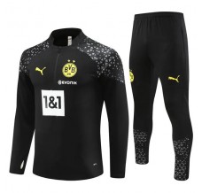BV Borussia 09 Dortmund Tute Felpe da Allenamento 2023/24 - 1-4 Zip Nero