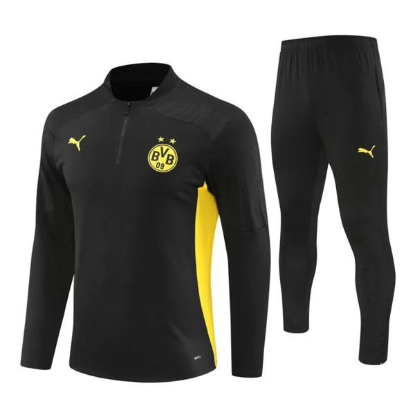BV Borussia 09 Dortmund Tute Felpe da Allenamento 2024/25 - 1-4 Zip Nero BV Borussia 09 Dortmund Tute Felpe da Allenamento 2024/25 - 1-4 Zip Nero