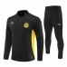 BV Borussia 09 Dortmund Tute Felpe da Allenamento Bambino 2024/25 - 1-4 Zip Nero