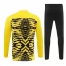 BV Borussia 09 Dortmund Tute Felpe da Allenamento Bambino 2024/25 - 1-4 Zip Nero Giallo