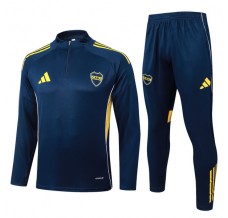 CA Boca Juniors Tuta Felpa da Allenamento 2025/26 - 1-4 Zip Blu