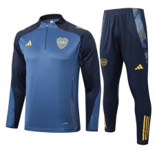 CA Boca Juniors Tute Felpe da Allenamento 2024/25 - 1-4 Zip Blu