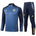 CA Boca Juniors Tute Felpe da Allenamento 2024/25 - 1-4 Zip Blu