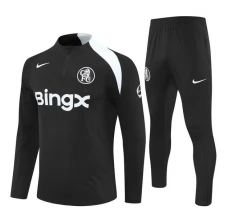 Chelsea Tuta Felpa da Allenamento Bambino 2025/26 - 1-4 Zip Nero