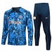 Chelsea Tute Felpe da Allenamento 2023/24 - 1-4 Zip Blu Camouflage