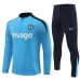 Chelsea Tute Felpe da Allenamento 2024/25 - 1-4 Zip Blu