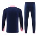 Club Atlético de Madrid Tute Felpe da Allenamento 2024/25 - 1-4 Zip Blu Navy